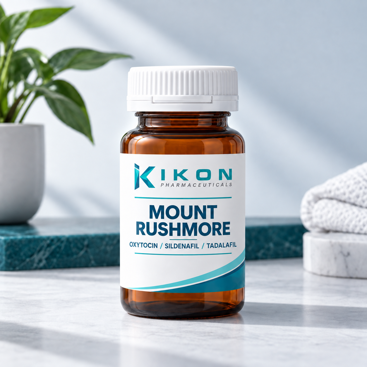 IKON Mount Rushmore (Oxytocin / Sildenafil / Tadalafil) branded packaging concept