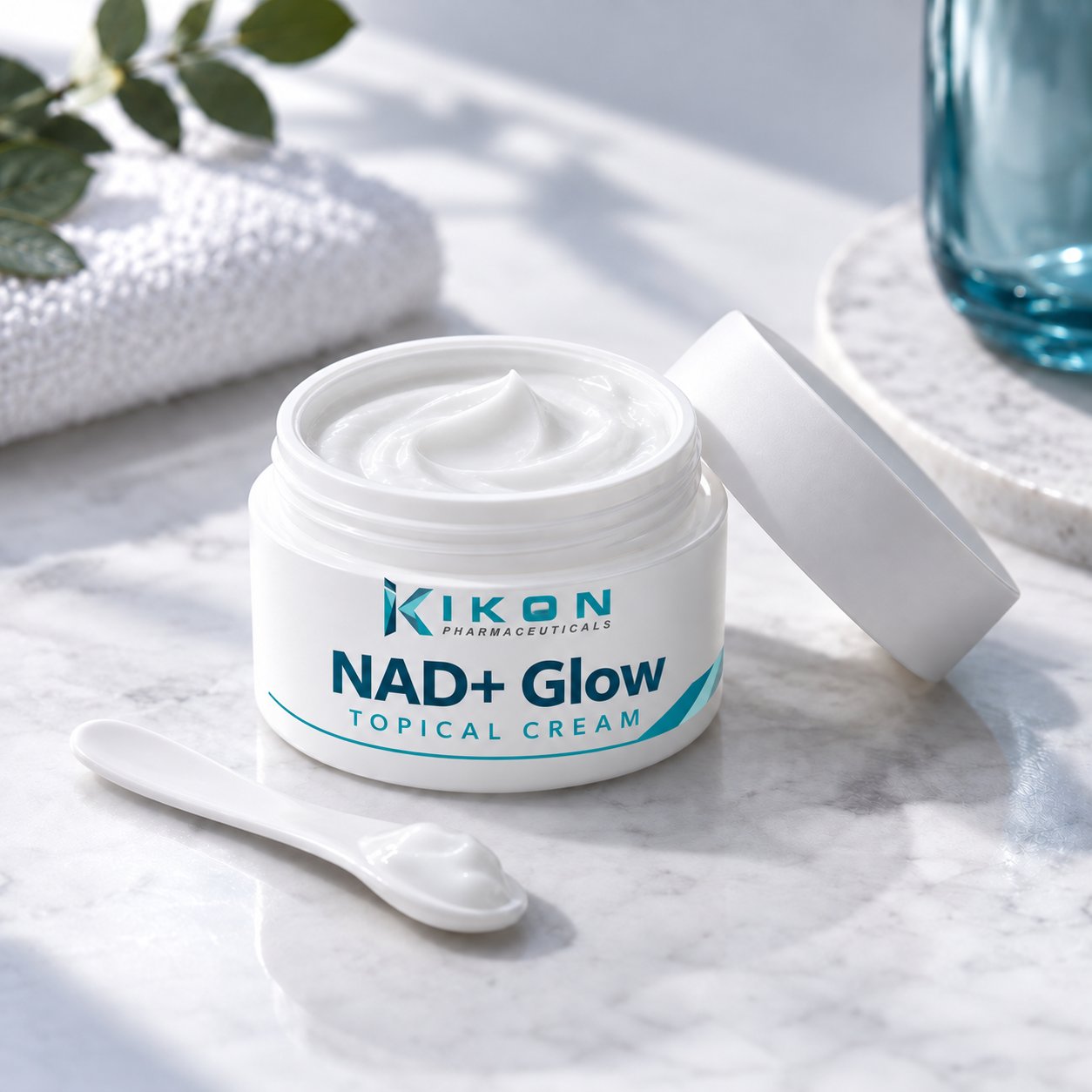 IKON NAD+ Glow Cream branded packaging concept
