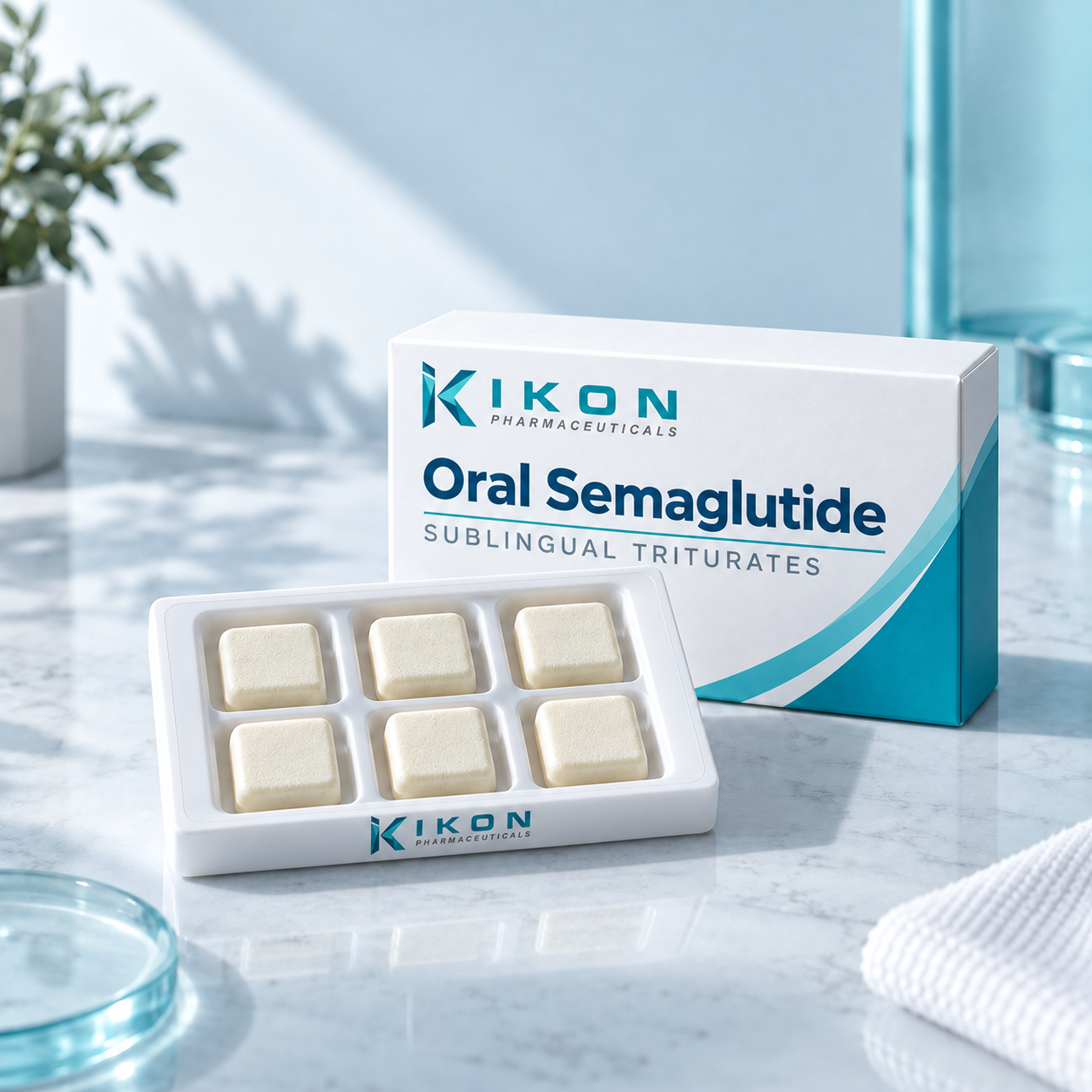 IKON Oral Semaglutide branded packaging concept