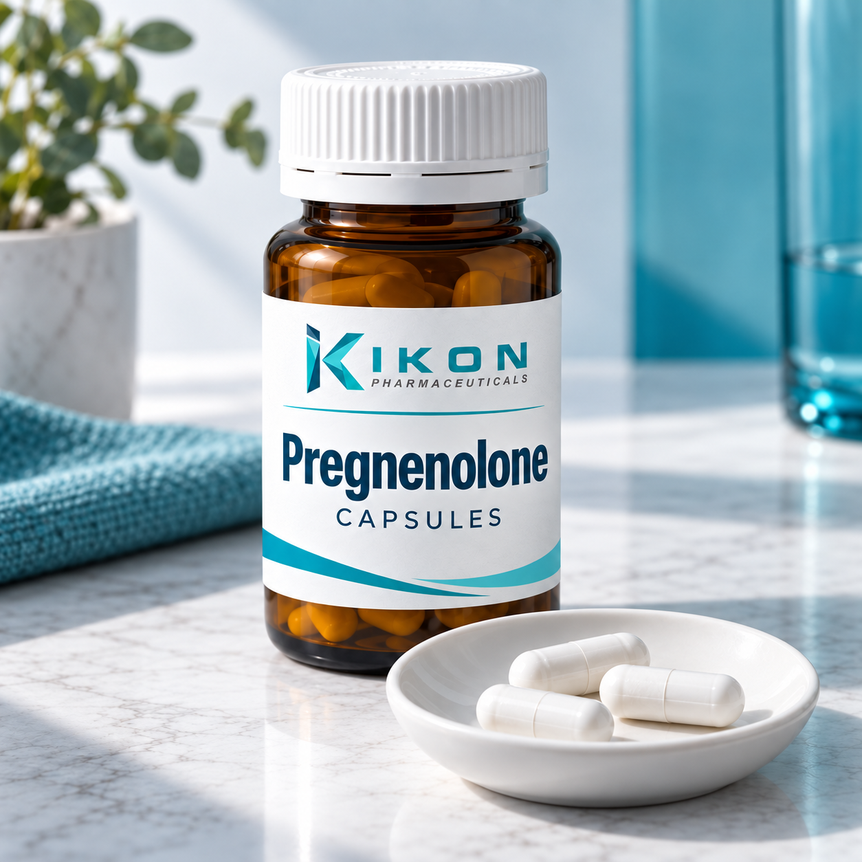 IKON Pregnenolone Capsules branded packaging concept