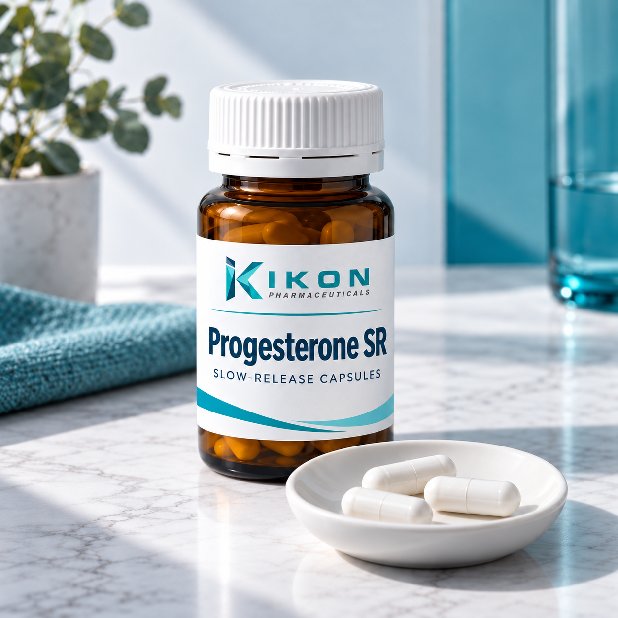 IKON Progesterone SR Capsules branded packaging concept